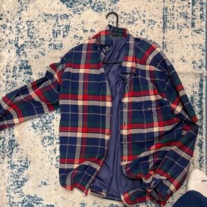 Vineyard Vines Men's Plaid Shirt Jacket - Red, Green, Blue